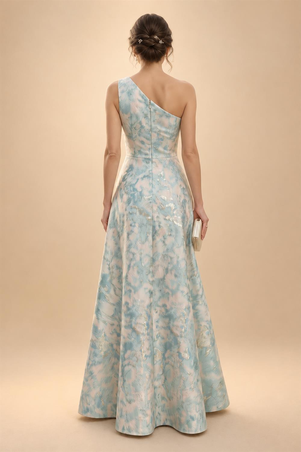 A-Line/Princess Mini Sparkly Sequin Tiered Homecoming Dresses with Spaghetti Straps (SHI22370561)