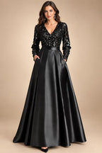 A-Line/Princess Scoop Illusion Lace Appliques Tea-Length Mother of the Bride Dresses with Pleated Ruffle (SHI22500105)