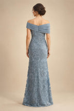 Sheath Satin Tea-Length Mother of the Bride & Groom Dresses with 3/4 Bell Sleeves & Crystal Embellished Belt (SHI22500471)