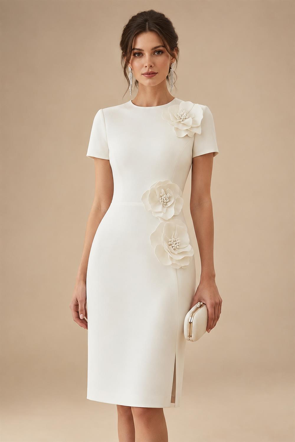 A-Line/Princess Off Shoulder Chiffon Floor-Length Mother of the Bride & Groom Dresses with Sequin, Lace Appliques & Pleats (SHI22501662)