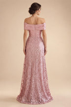 Pantsuit Scoop Neck Satin Maxi Mother of the Bride Pantsuits with Fluffy Feather Trim Cuffs (SHI22501692)
