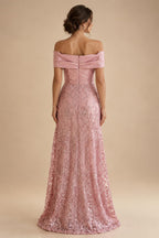 Pantsuit Scoop Neck Satin Maxi Mother of the Bride Pantsuits with Fluffy Feather Trim Cuffs (SHI22501692)