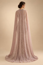 A-Line/Princess Scoop Neck Satin Tea-Length Mother of the Bride Dresses with Pockets (SHI22500122)