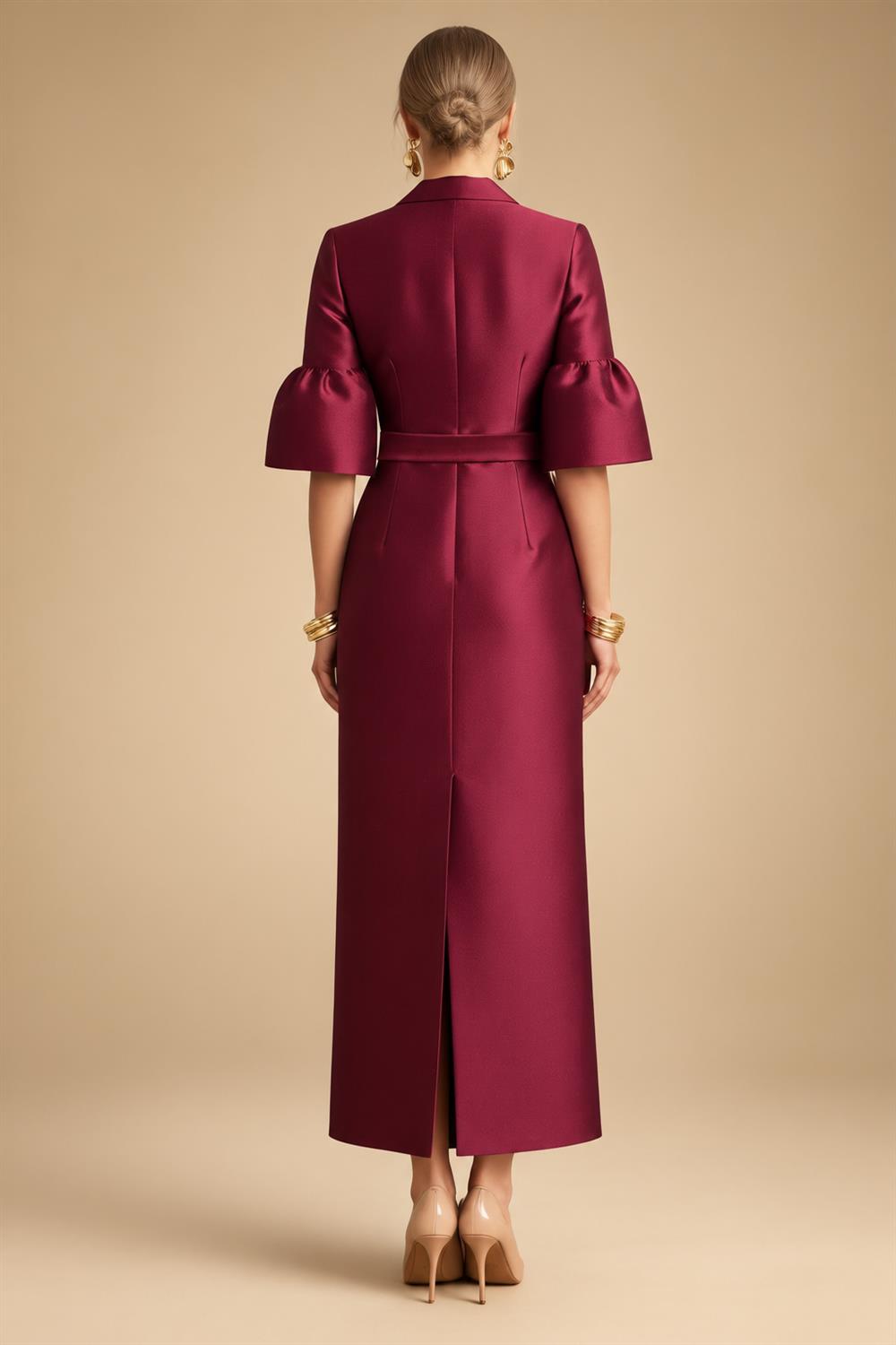 A-Line/Princess V-Neck Chiffon Maxi Mother of the Bride & Groom Dresses with Lace Appliques & Sweep Train (SHI22501644)