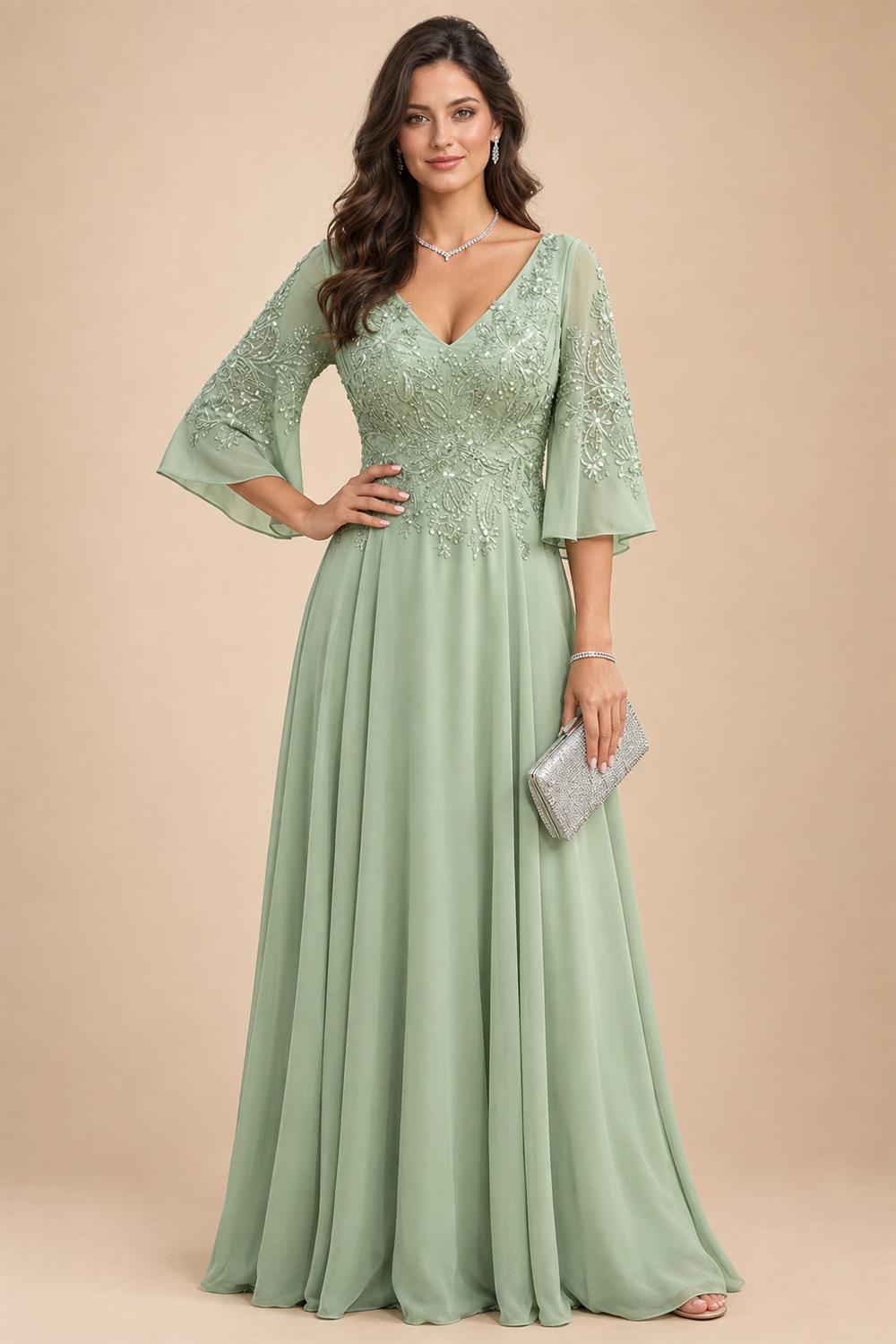 A-Line/Princess Strapless Lace Appliques Floor-Length Mother of the Bride & Groom Dresses with Pleats, Ruched Waist & Sweep Train (SHI22501664)