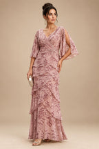 Floral Embroidery A-Line/Princess Scoop Neck Floor-Length Mother of the Bride & Groom Dresses for Women (SHI22501498)