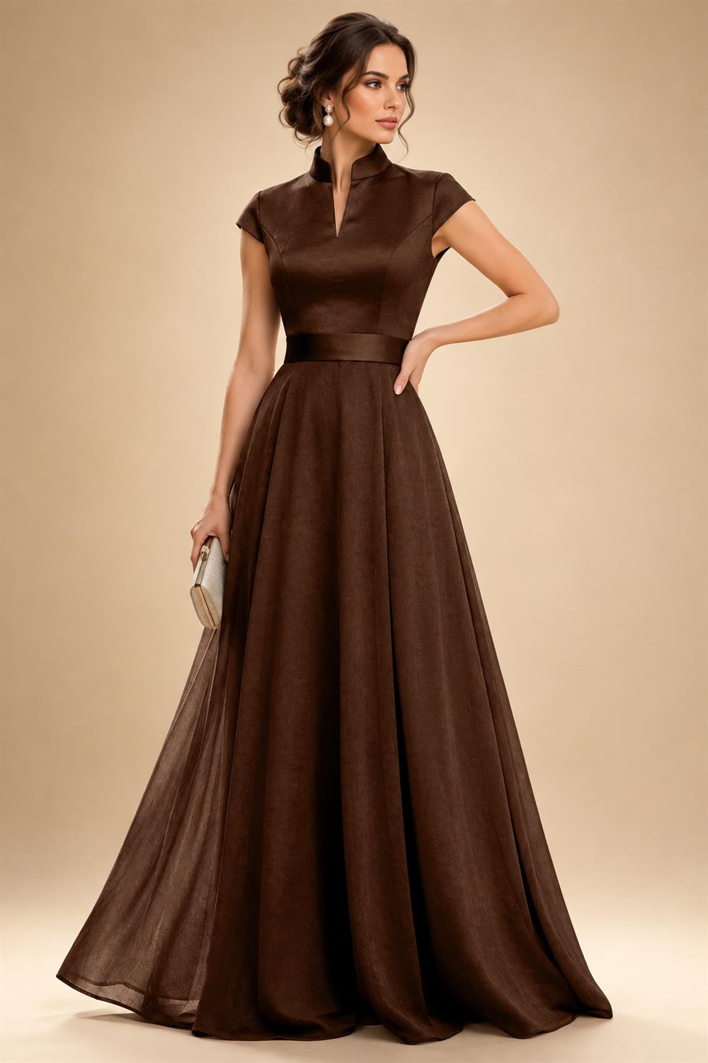 Elegant A-Line Chiffon Floor-Length Mother of the Bride & Groom Dresses with Satin Corset Bodice (SHI22500678)