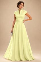Elegant A-Line Chiffon Floor-Length Mother of the Bride & Groom Dresses with Satin Corset Bodice (SHI22500678)