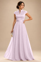 Elegant A-Line Chiffon Floor-Length Mother of the Bride & Groom Dresses with Satin Corset Bodice (SHI22500678)