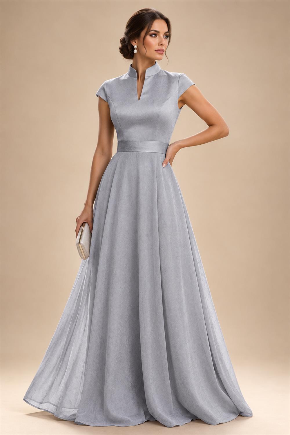 Elegant A-Line Chiffon Floor-Length Mother of the Bride & Groom Dresses with Satin Corset Bodice (SHI22500678)