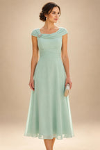 A-Line/Princess V-Neck Floral Embroidery Maxi Mother of the Bride & Groom Dresses with Ruched Waist (SHI22501624)
