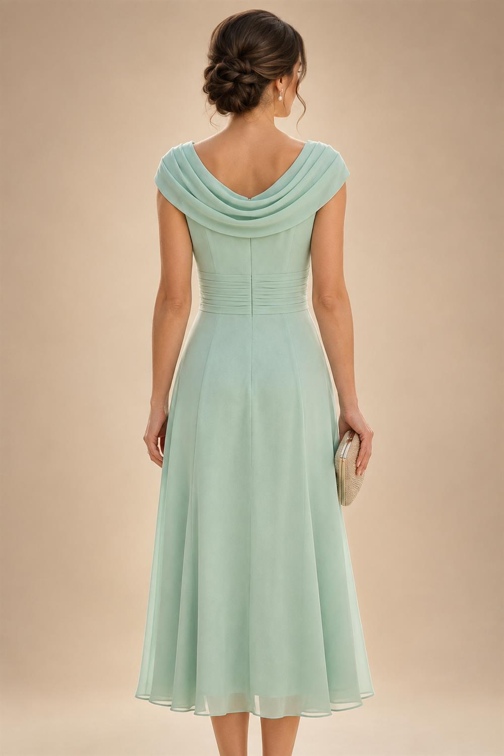 A-Line/Princess Sweetheart Chiffon Maxi Mother of the Bride & Groom Dresses with Lace Appliques & Ruched Bodice (SHI22501637)