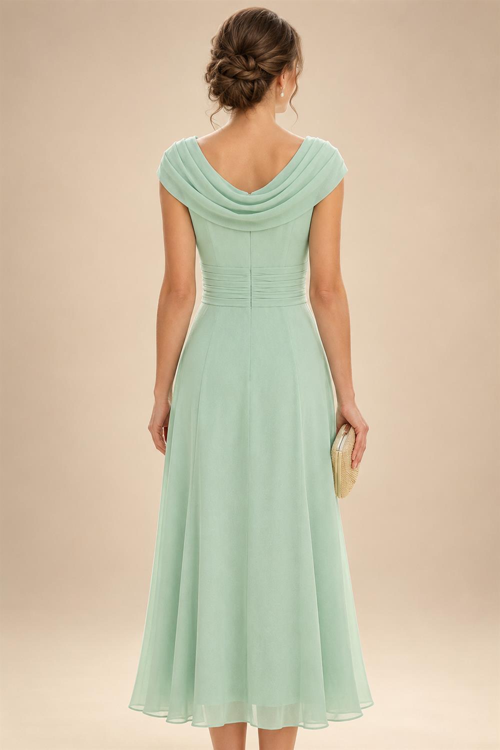A-Line/Princess V-Neck Floral Embroidery Maxi Mother of the Bride & Groom Dresses with Ruched Waist (SHI22501624)