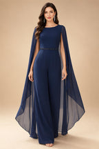 A-Line Floral Jacquard Floor-Length Mother of the Bride & Groom Dresses with V-Neck, Cap Sleeves (SHI22500480)