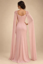 Elegant A-Line Chiffon Floor-Length Mother of the Bride & Groom Dresses with Satin Corset Bodice (SHI22500678)