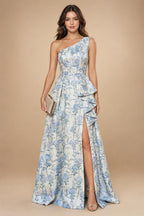 A-Line Chiffon Cape Sleeves Floor-Length Mother of the Bride & Groom Dresses with Ruched Waist (SHI22500705)