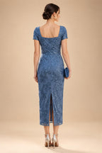 Lace Appliques Sheath/Column Scoop Neck Floor-Length Mother of the Bride & Groom Dresses for Women (SHI22501013)