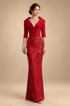 A-Line/Princess Scoop Neck Chiffon Maxi Mother of the Bride & Groom Dresses with Lace Appliques & Pleats (SHI22501638)
