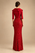 Sheath/Column Scoop Neck Chiffon Floor-Length Mother of the Bride & Groom Dresses with Lace Appliques (SHI22501639)