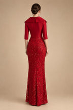 A-Line/Princess Scoop Neck Chiffon Maxi Mother of the Bride & Groom Dresses with Ruffles (SHI22501599)