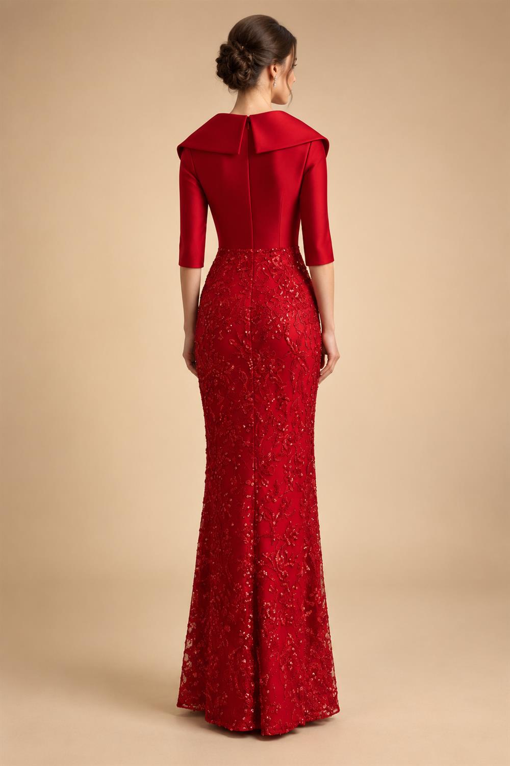 A-Line/Princess V-Neck Chiffon Floor-Length Mother of the Bride & Groom Dresses with Lace Appliques & Pleats (SHI22501670)