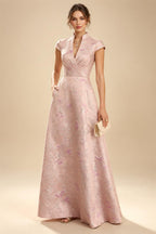 Scoop Neck Chiffon Floor-Length Mother of the Bride & Groom Jumpsuit with Lace Appliques (SHI22501558)