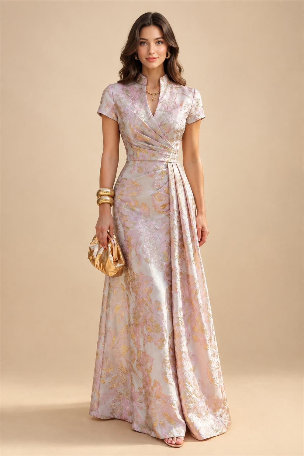 A-Line/Princess Strapless Jacquard Mini Homecoming Dresses with Bow & Pearls (SHI22370552)