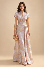 A-Line/Princess Strapless Jacquard Mini Homecoming Dresses with Bow & Pearls (SHI22370552)