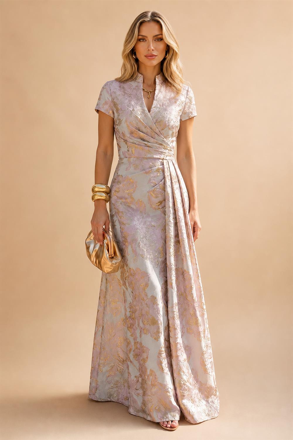 Sheath/Column Scoop Neck Satin Tea-Length Mother of the Bride & Groom Dresses with Ruched Waist & Rhinestones (SHI22501657)