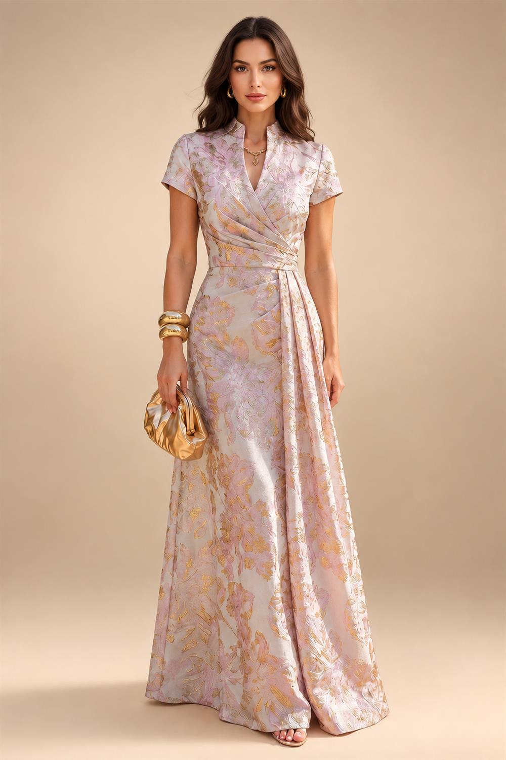 Jacquard A-Line/Princess Strapless Mini Homecoming Dresses with Bow & Pearls (SHI22370329)