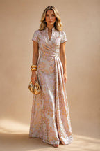 Two-Piece Mermaid Long Sleeve Floor-Length Mother of the Bride Dresses with Blazer Jacket (SHIA22500213)