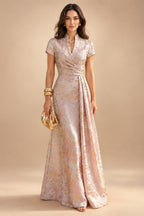 Lace Sheath/Column One Shoulder Floor-Length Mother of the Bride & Groom Dresses with Ruched Waist (SHI22500892)