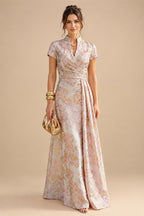 Sheath/Column Scoop Neck Velvet Floor-Length Mother of the Bride & Groom Dresses with Rhinestones (SHI22501640)