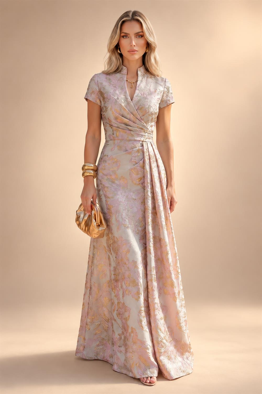 A-Line/Princess Scoop Neck Satin High-Low Mother of the Bride & Groom Dresses with Lace Appliques, Ruffles & Pleats (SHI22501633)