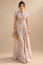 Sheath/Column Off Shoulder Chiffon Floor-Length Mother of the Bride & Groom Dresses with Lace Appliques (SHI22501551)