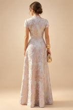 Sleeveless Lace Appliques Mother of the Bride Dresses with 3D Flower (SHI22500545)