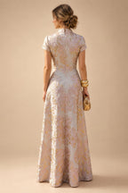 Lightweight Sheath Tea-Length Chiffon Mother of the Bride & Groom Dresses with Cowl Neck & Ruched Waist (SHI22500689)