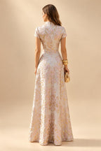 A-Line/Princess Scoop Neck Satin High-Low Mother of the Bride & Groom Dresses with Lace Appliques, Ruffles & Pleats (SHI22501633)