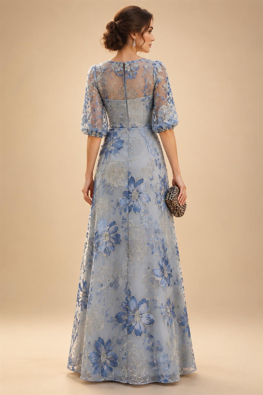A-Line/Princess Strapless Lace Appliques Floor-Length Mother of the Bride & Groom Dresses with Pleats, Ruched Waist & Sweep Train (SHI22501664)