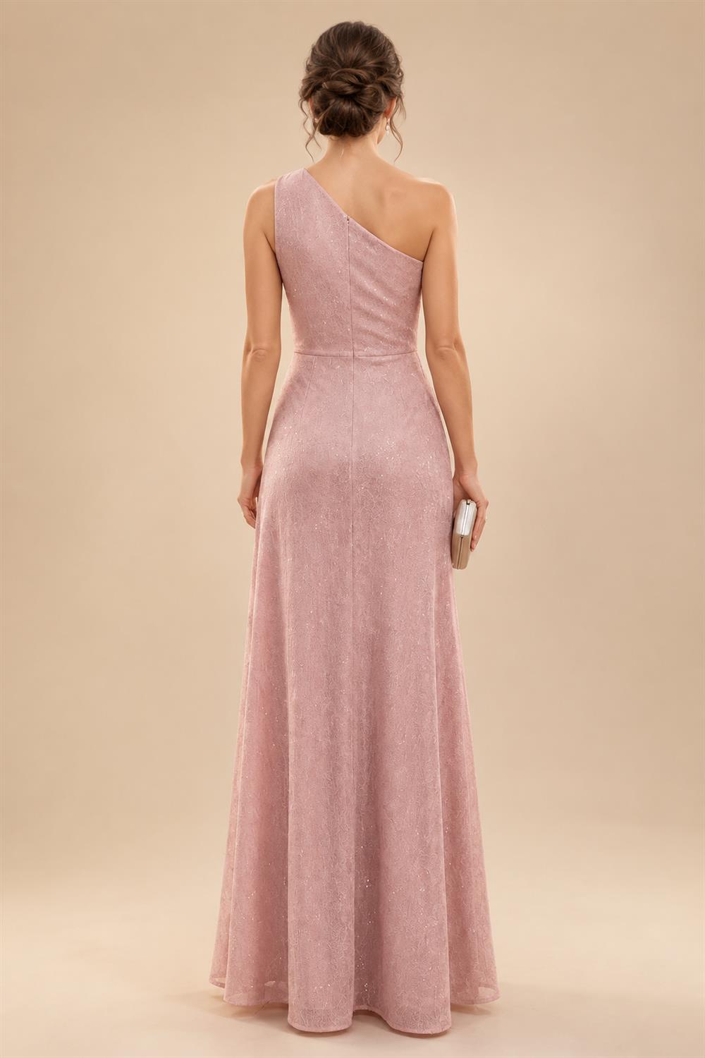 Sheath/Column V-Neck Stretch Jersey Maxi Mother of the Bride & Groom Dresses with Ruffles & Slit (SHI22501648)