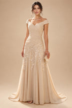 Jumpsuit Scoop Neck Chiffon Floor-Length Mother of the Bride Pantsuits with Rhinestones (SHI22501658)