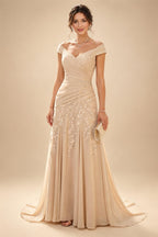 Sheath Chiffon Floral Print Cape Sleeves Mother of the Bride & Groom Dresses for Formal Wedding (SHI22500682)