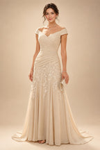 Satin V Neck Floral Print A Line Mother of the Bride Dresses (SHIR1110445)