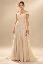 A-Line/Princess Scoop Neck Satin High-Low Mother of the Bride & Groom Dresses with Ruffles & Bow (SHI22501630)