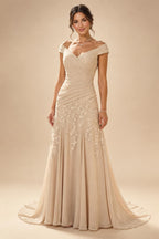 A-Line/Princess Scoop Neck Chiffon Maxi Mother of the Bride & Groom Dresses with Ruffles (SHI22501599)