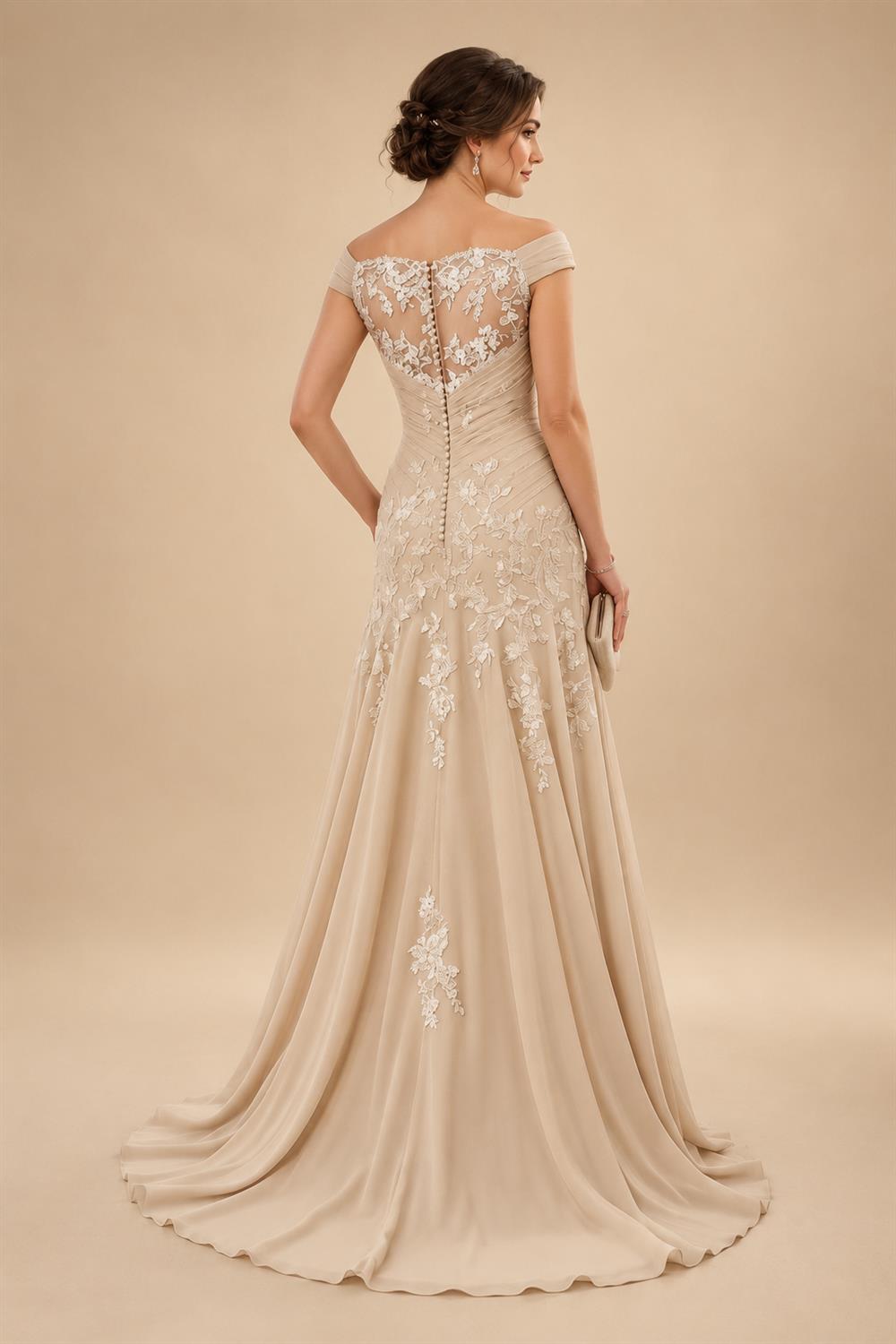 3/4 Sleeve Round Neck Sheath Midi Satin Mother of the Bride Dresses Formal Dress (SHI22500384)
