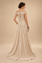 3/4 Sleeve Round Neck Sheath Midi Satin Mother of the Bride Dresses Formal Dress (SHI22500384)