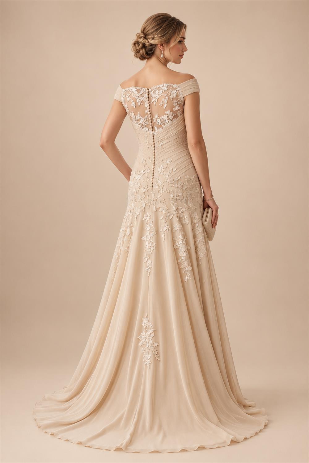 A-Line/Princess Scoop Neck Pleated Satin Evening Dresses with Sequins (SHI22500066)