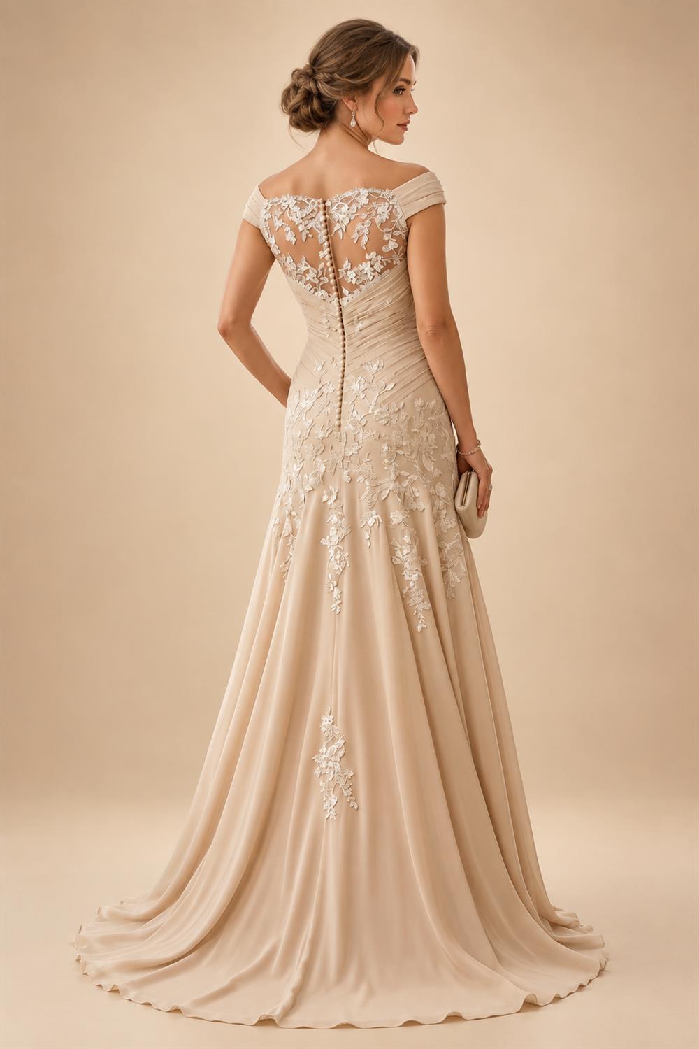 A-Line/Princess V-Neck Velvet Floor-Length Mother of the Bride & Groom Dresses with Ruched Waist (SHI22501614)