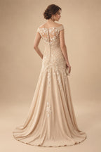 Floral Print A-Line/Princess Scoop Neck Tea-Length Mother of the Bride & Groom Dresses with Tiered Layers & Ruched Waist (SHI22501120)